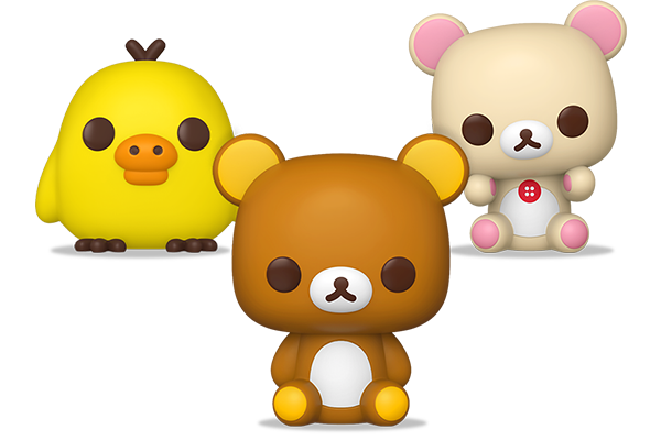 93875/93877/93876 - Pop! Chairoikoguma/Pop! Korilakkuma/Pop! Kiiroitori