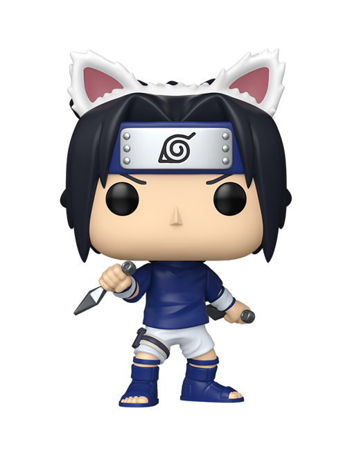 Pop! Sasuke Uchiha (Sasuke's Paw Encyclopedia) with Pop! Protector