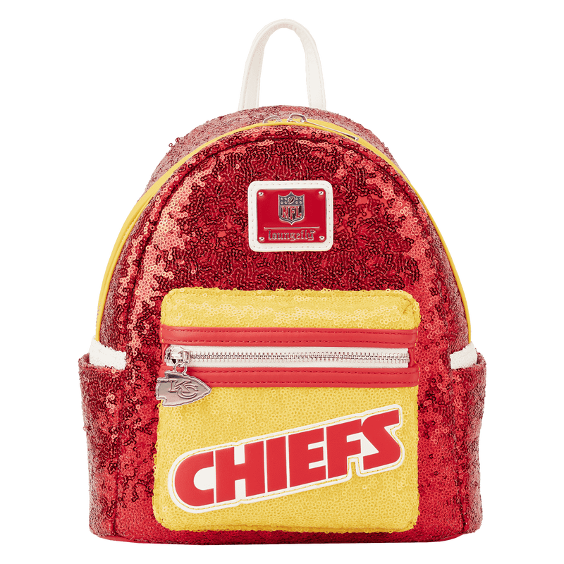 Loungefly NFL Kansas City Chiefs Sequined Mini Backpack