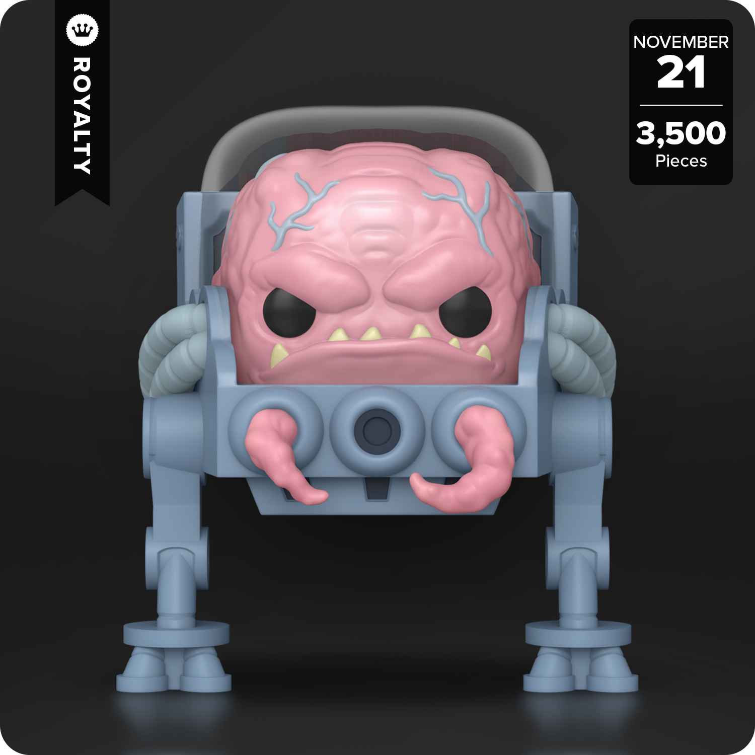 Funko Limited Edition Pop! Krang in Bubble Walker with Pop! Protector - only 3,500 made