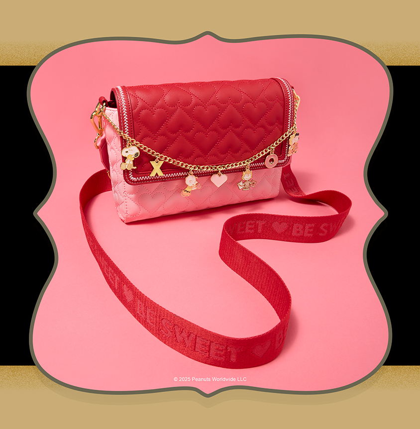Pink background featuring Loungefly Wicked: For Good Glinda Exclusive Mini Backpack
