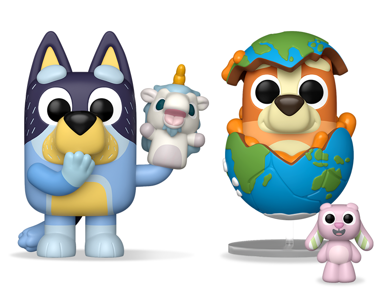 Funko Pop! Bluey vinly collectibles