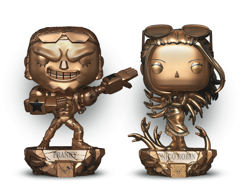 89141/89142 - Pop! Plus Robin Statue/Pop! Plus Franky Statue