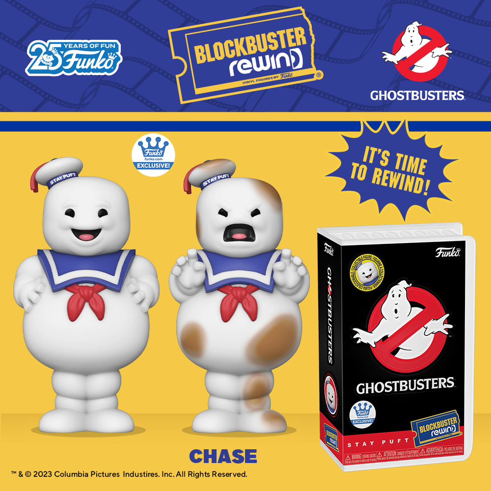 Get ready for the paranormal, puffed, Stay Puft REWIND collectible! Will you find the marshmallow maniac, burnt Stay Puft chase?