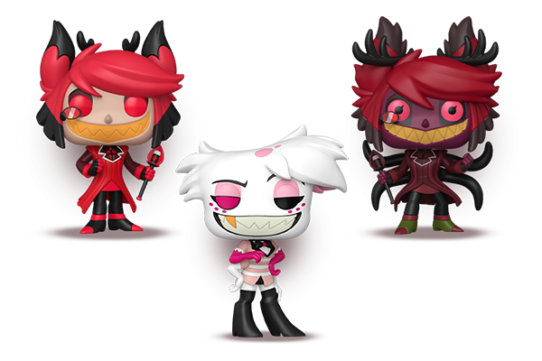 90414/90413 - Pop! Angel Dust/Pop! Alastor w/Chase