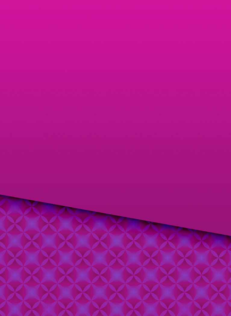 Purple gradient background with flower pattern