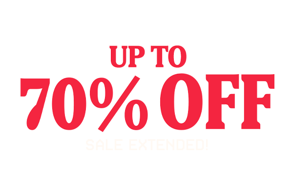 Red text for Funko's Black Friday sale. Shop up to 70% Off now