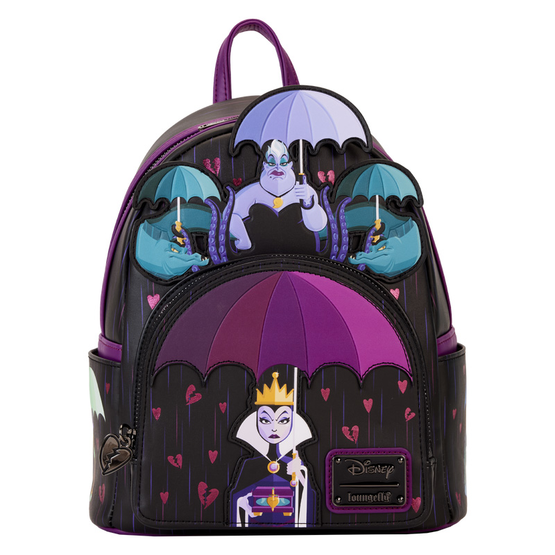 Loungefly Disney Curse Your Hearts Disney Villains Mini Backpack