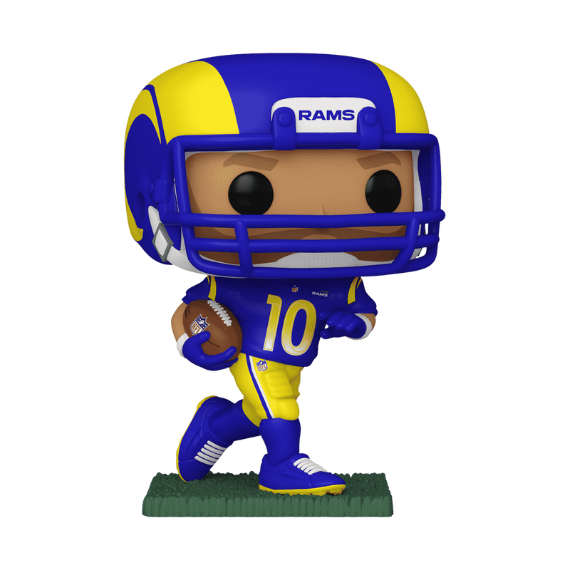 Pop! Cooper Kupp in his Los Angeles Rams uniform, running with the football.