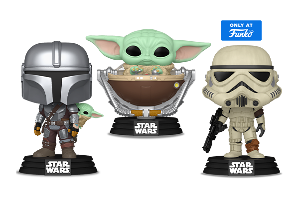 Funko POP! Star Wars The Mandalorian and Grogu collection