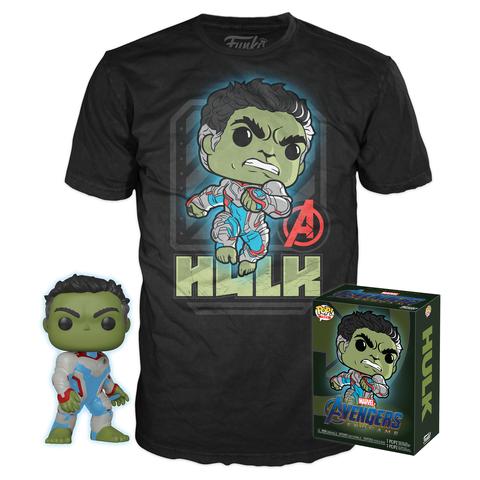 Funko Tees! | Avengers:Endgame | Hulk #451 (non-glow Funko Pop) & T-Shirt  (XXL)
