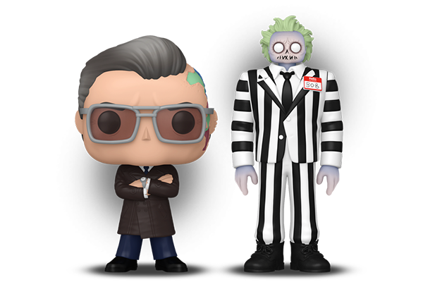 86684/86685 - Pop! Wolf Jackson (Glow)/Pop! Bob as Beetlejuice