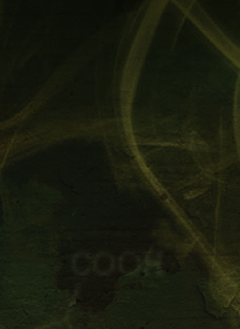 Black background with grainy neon Yellow/Green neurology stems