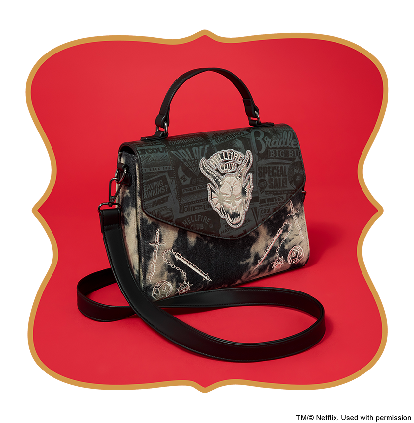 Pink background featuring Loungefly Wicked: For Good Glinda Exclusive Mini Backpack