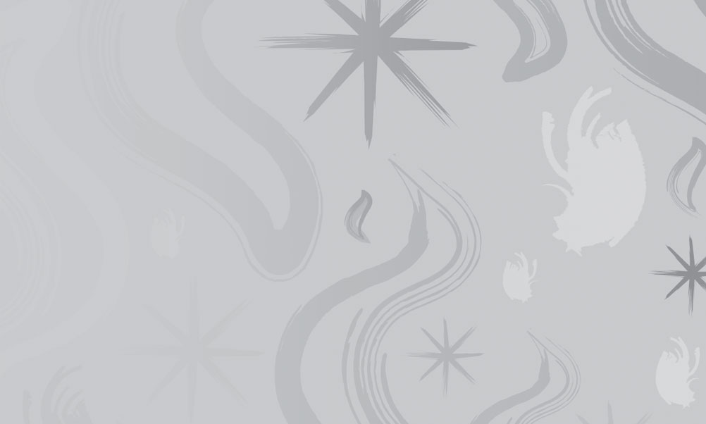 Grey with stars and swirl