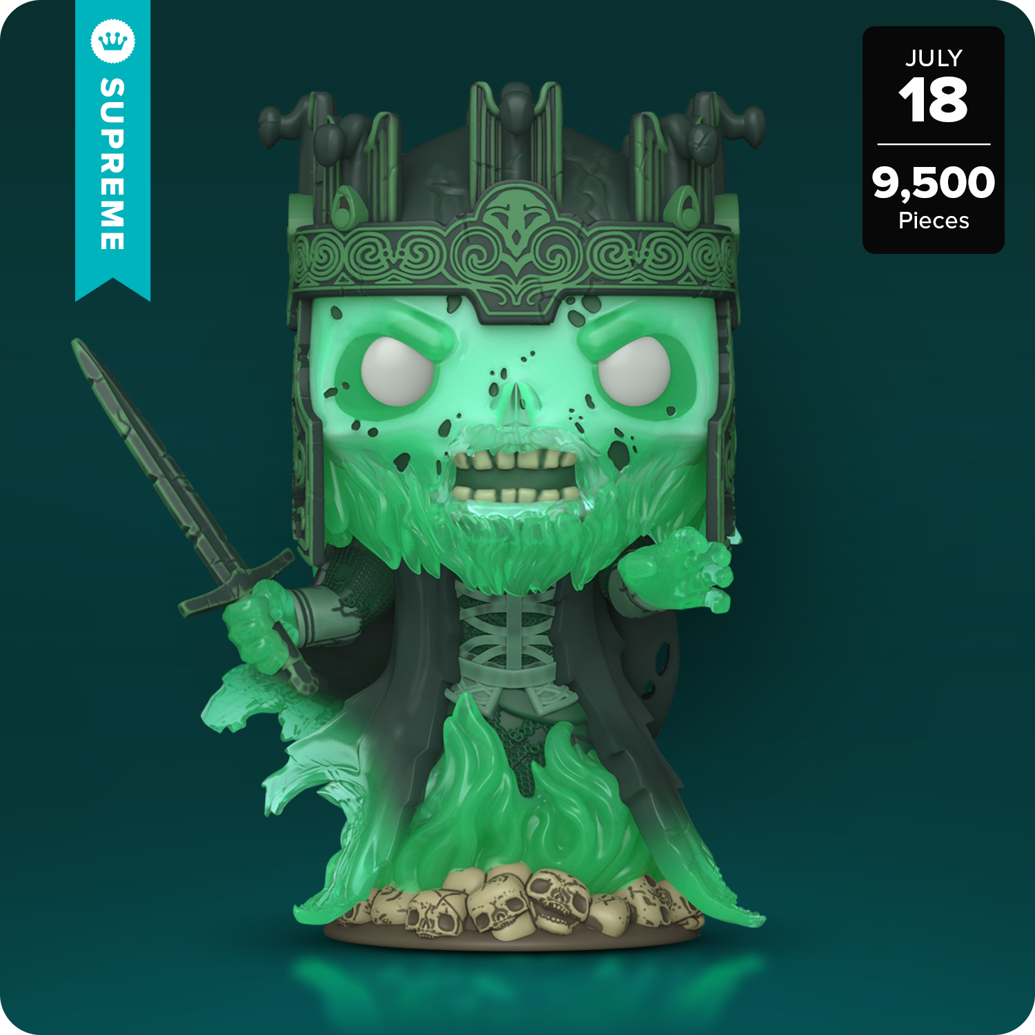 Funko Limited Edition POP! Plus Dunharrow King (Glow) - only 9,500 made