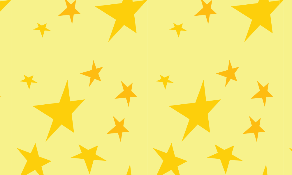 Bright Yellow background with Yellow stars
