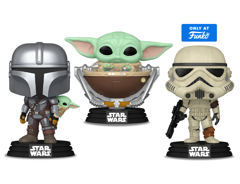 Funko POP! Star Wars Mandalorian & Grogu vinyl collectibles