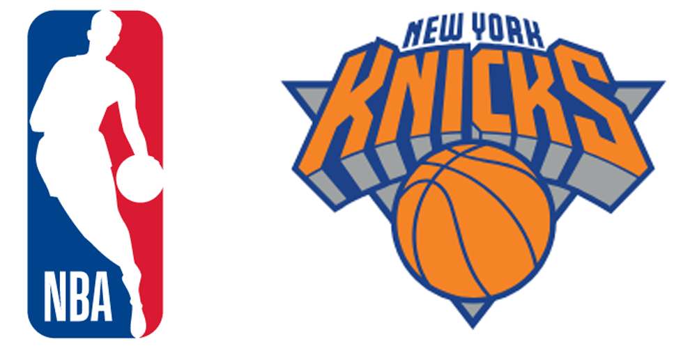 NBA and New York Knicks logoa