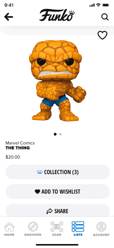 List any item in your collection on eBay--directly from the Funko app!