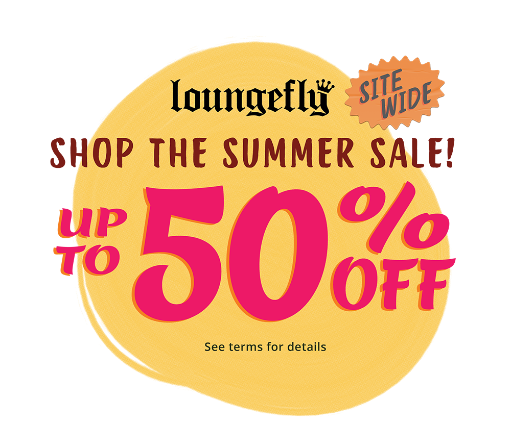 Loungefly Summer Sale Up to 50% Off Sitewide logo lock-up
