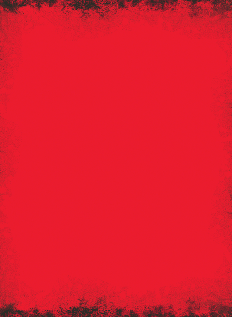 Bright Red background with Black grunge border