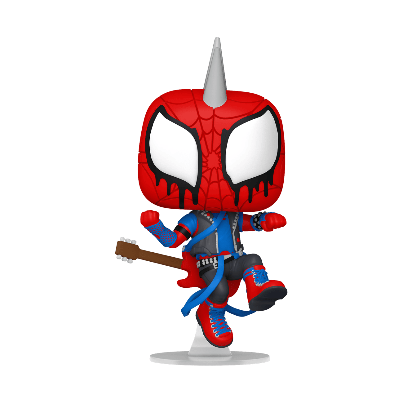 The Funko exclusive Pop! Spider-Punk from Spider-Man: Across the Spider-Verse.