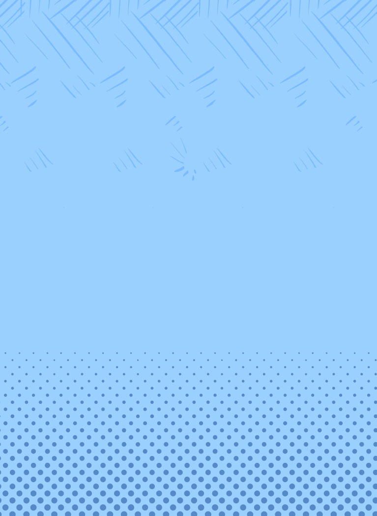 Light Blue background with polka dot and line pattern