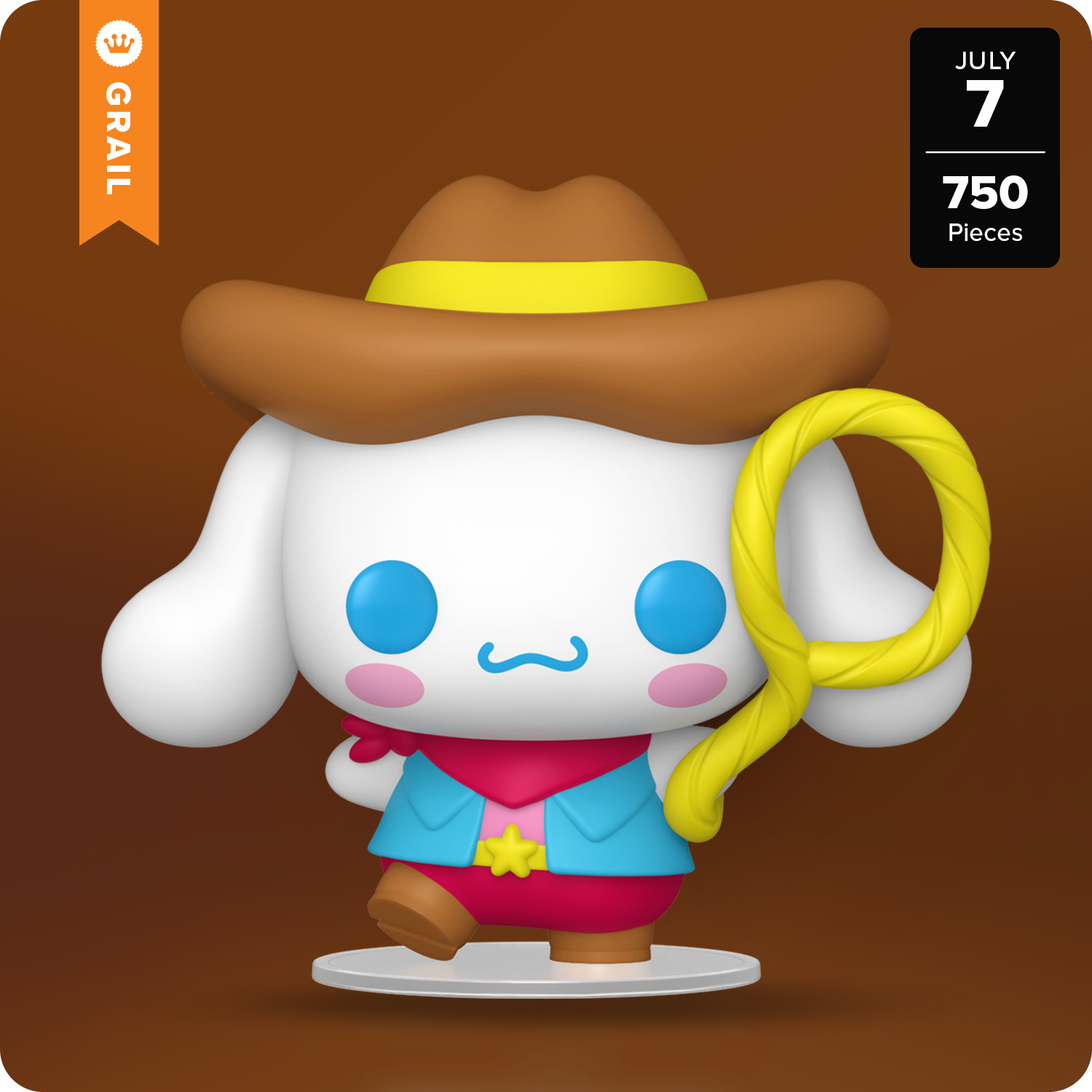 Funko Pop! Cinnamoroll (Cowboy) with Pop! Protector