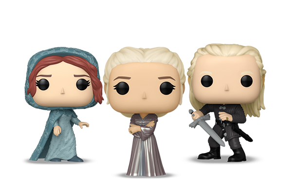 83464/83465/83976 - Pop! Daemon Targaryen with Dark Sister/Pop! Rhaenyra Targaryen/Pop! Alicent Hightower (Teal Cloak)