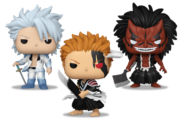 93319/93320/93321 - Pop! Ichigo (KV)/Pop!Hitsugaya/Pop! Kenpachi