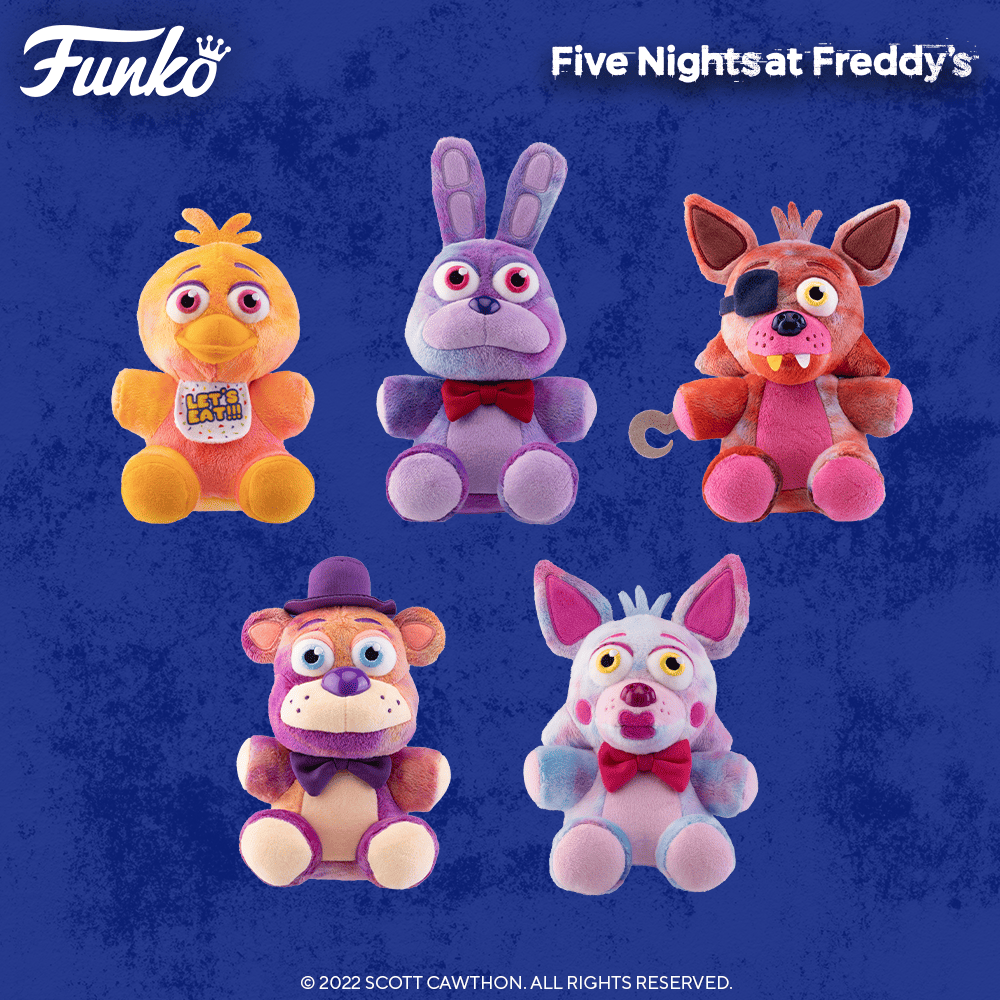 Funko Plushies Games Five Nights at Freddy's FNAF Tie-Dye Bonnie Plush