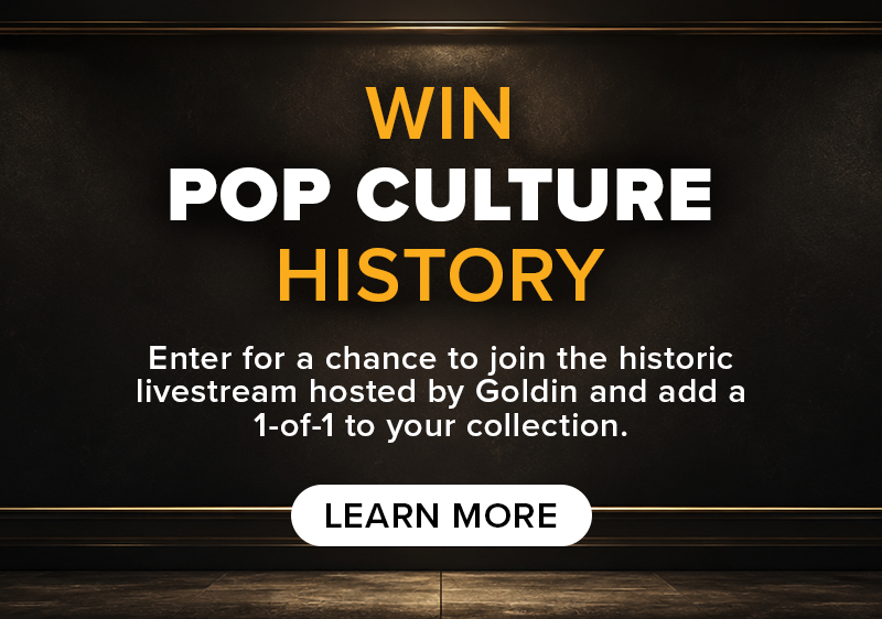 Dark museum display background with White or Orange text for Funko's POP!250 sweepstakes. Click to learn more with your Fan Rewards account.