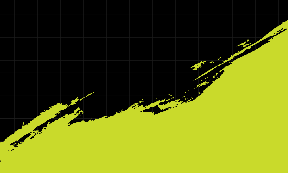 Black and Lime Green background with grunge dividing line