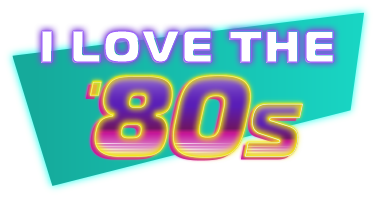 I love the 80's Logo