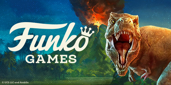 Funko Games Logo with Dinosaurs