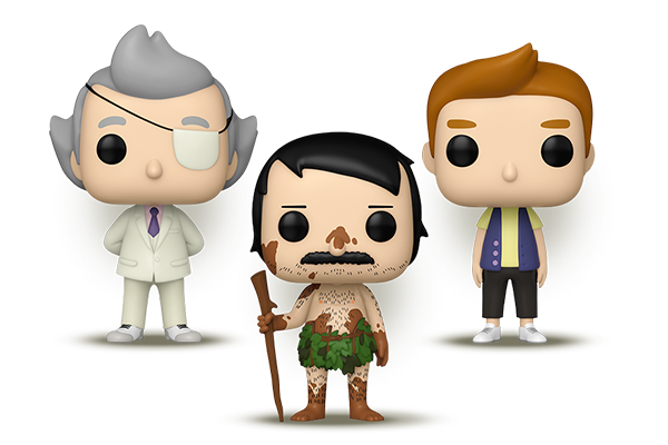 88367/88368/88370  - Pop! Bob Belcher/Pop! Calvin Fischo/Pop! Jimmy Jr. 