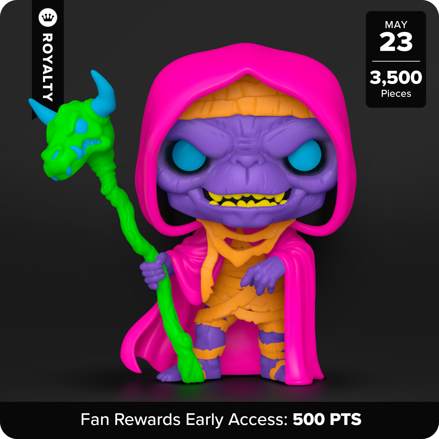Funko Limited Edition POP! Mumma-Ra (Black Light) - only 3,500 made