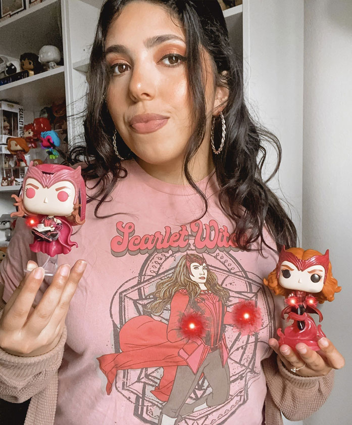 Toniann and her Scarlet Witch Pops