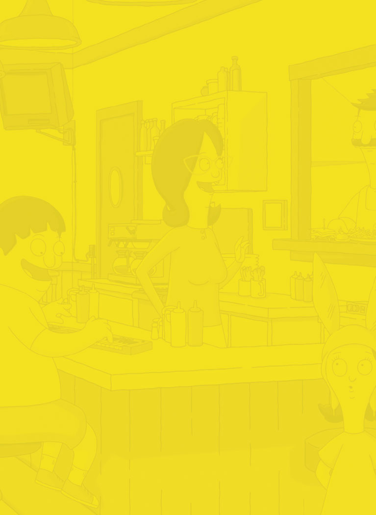 Bob's Burgers still with Yellow overlay