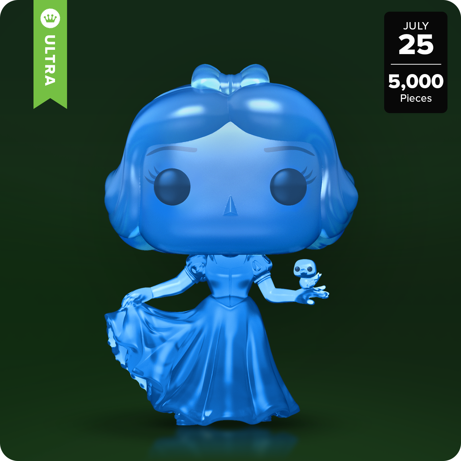 Funko Limited Edition POP! Snow White (Translucent Blue) (Glow) - only 5,000 made