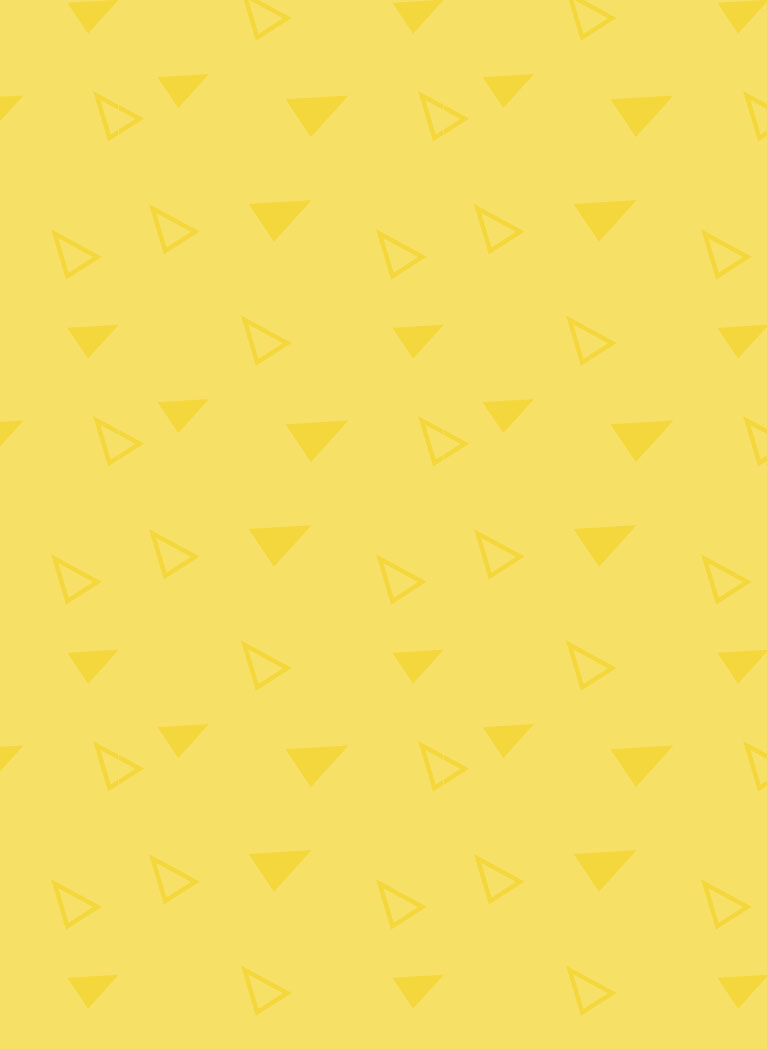 Yellow background with retro triangle background