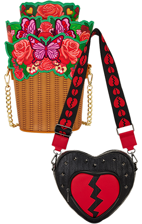 Loungefly Valentine's Day Figural Bags collection