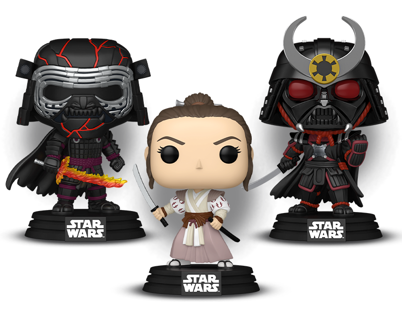 85199/85190/85191 -Pop! Star Wars: SWI - Kylo Ren/Pop! Star Wars: SWI - Rey /Pop! Star Wars: SWI - Darth Vader
