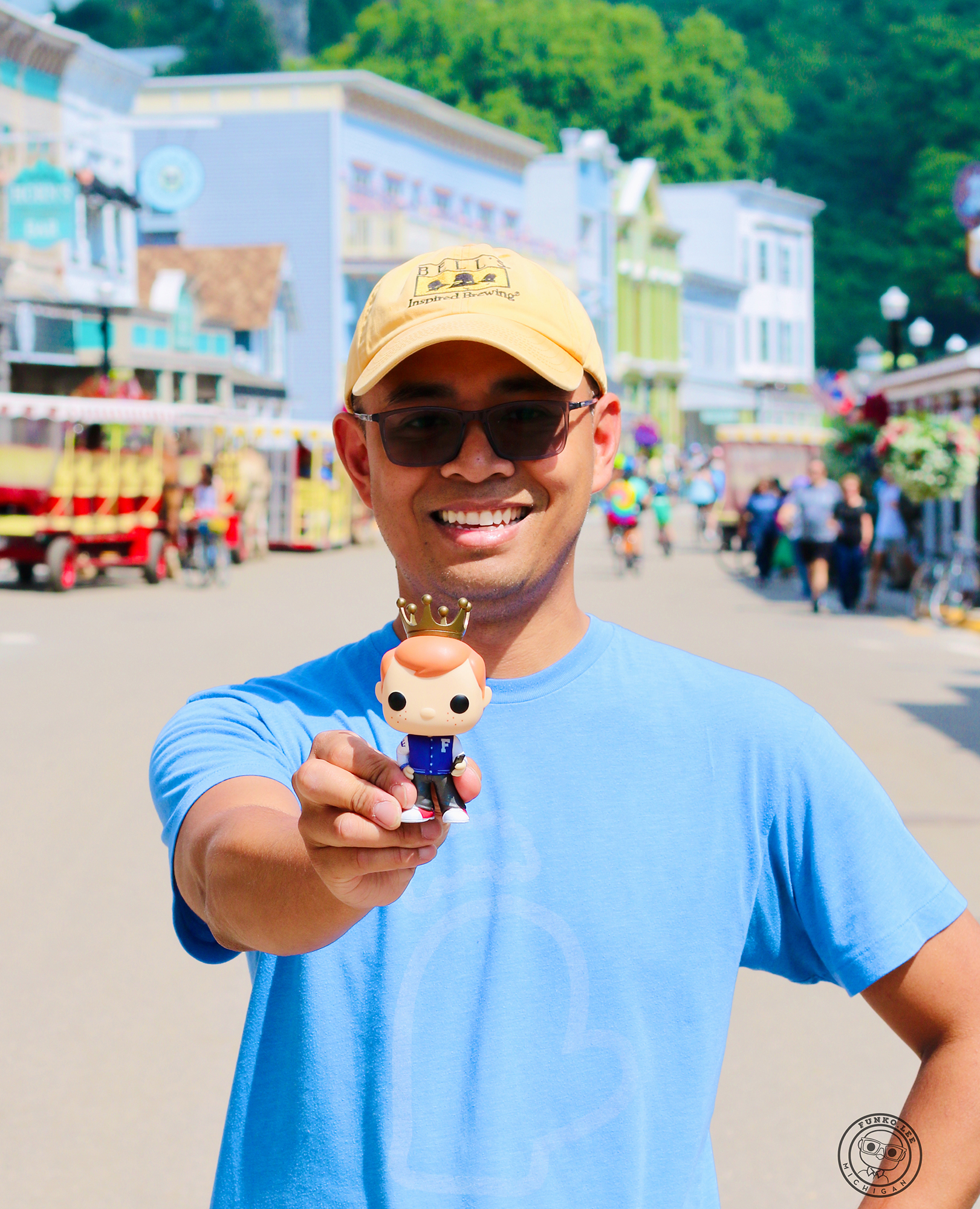 Lee with Freddy Funko Collectible