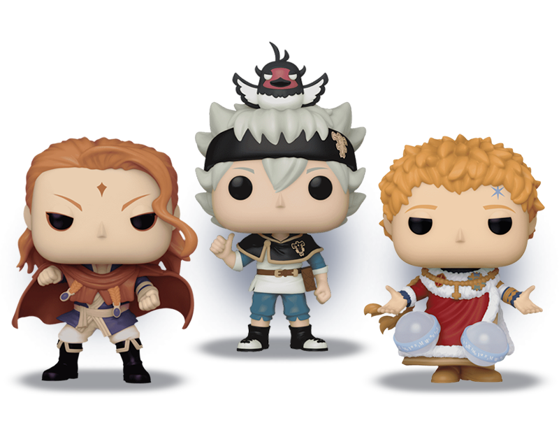 First looks at the new Black Clover Funko Pop wave : r/BlackClover
