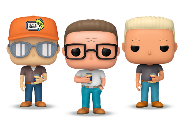 86546/86549/86548 - Pop! Dale Gribble/Pop! Hank Hill/Pop! Boomhauer