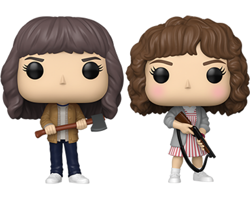 Funko Stranger Things Pop! Joyce and Nancy vinyl collectibles Funko Stranger Things Pop! Joyce and Nancy vinyl collectibles