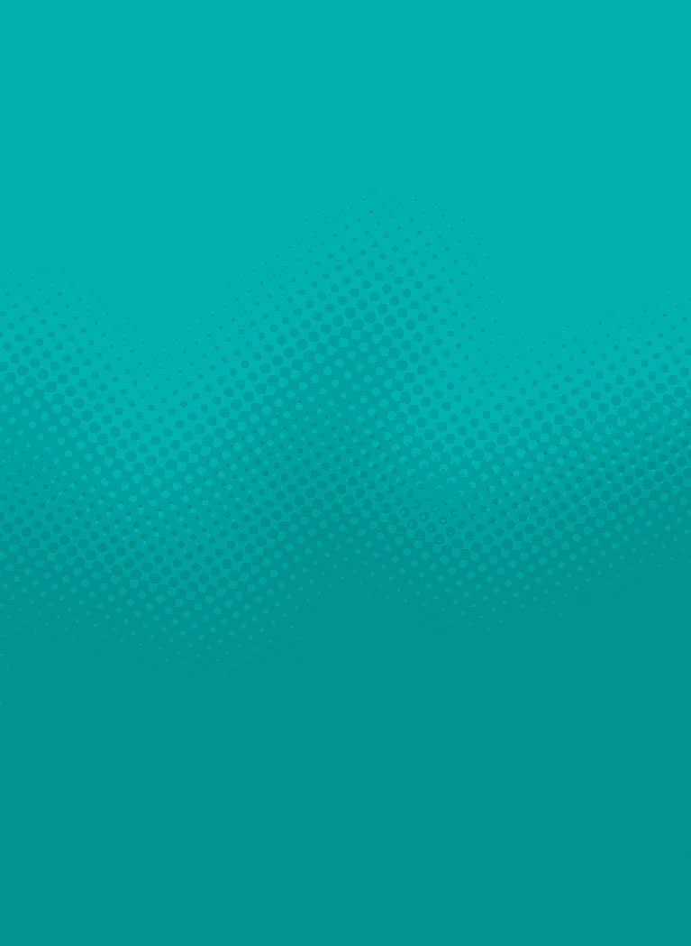 Teal background with dot pattern
