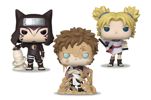 90617/90618/90622 - Pop! Temari with Tessen/Pop! Kankuro/Pop! Gaara (Sand Armor) 
